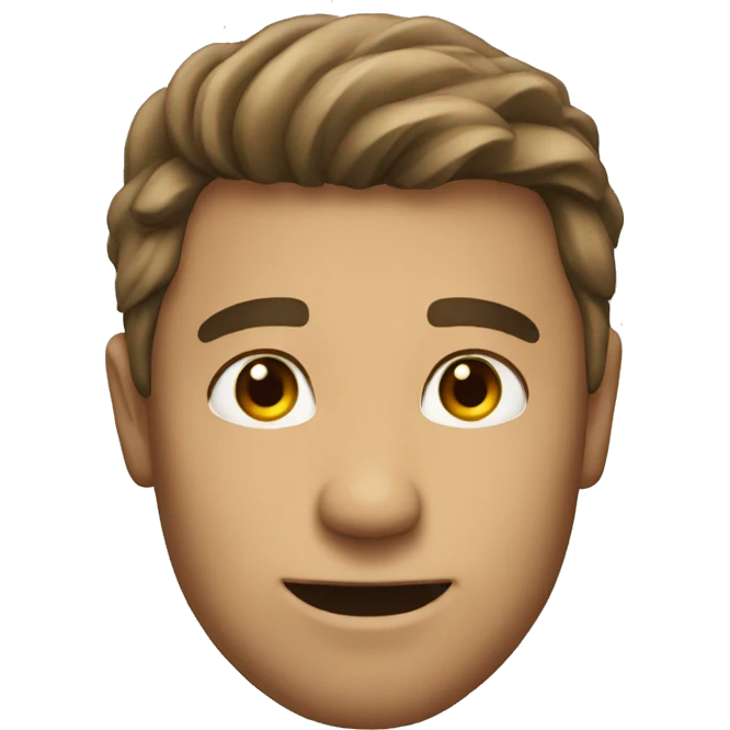 Handsome face emoji