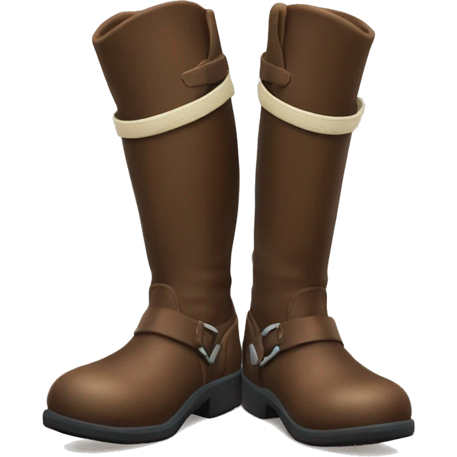 Horse riding boots  emoji