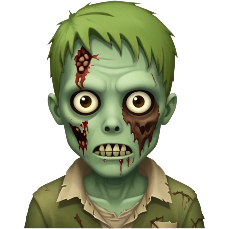 detailed zombie emoji