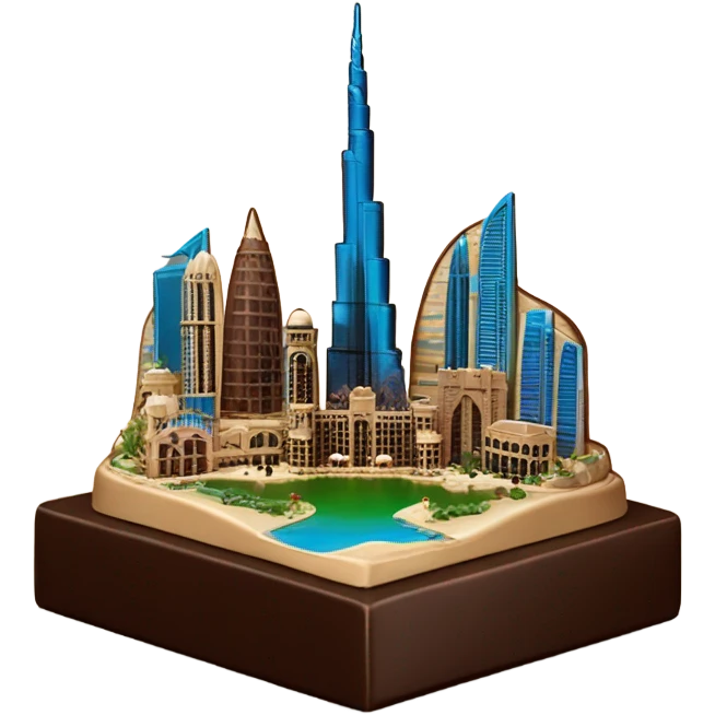 a dubai chocolate emoji