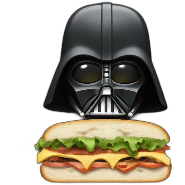 Dark-Vador-qui-mange-un-sandwich emoji