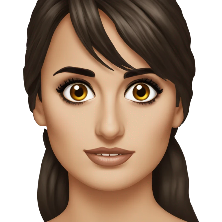 Penelope Cruz dark eyes emoji