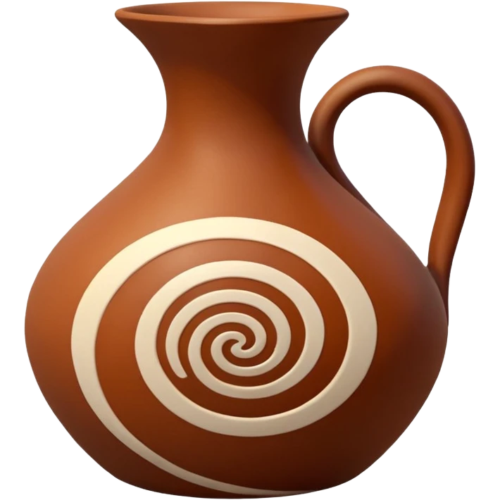 Spiral Pottery Vase emoji
