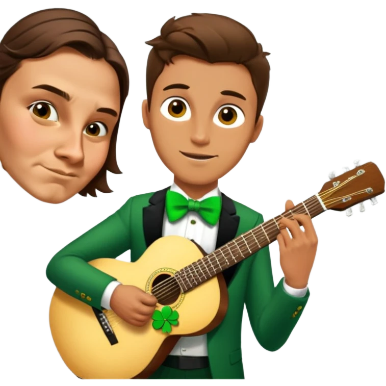 Leprechaun Guitarist emoji