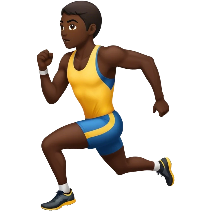 athlete sprinting emoji