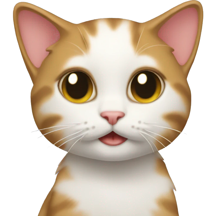 Kitty with madel emoji