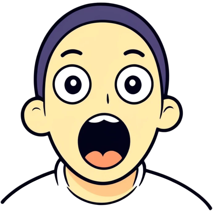Shocked person emoji