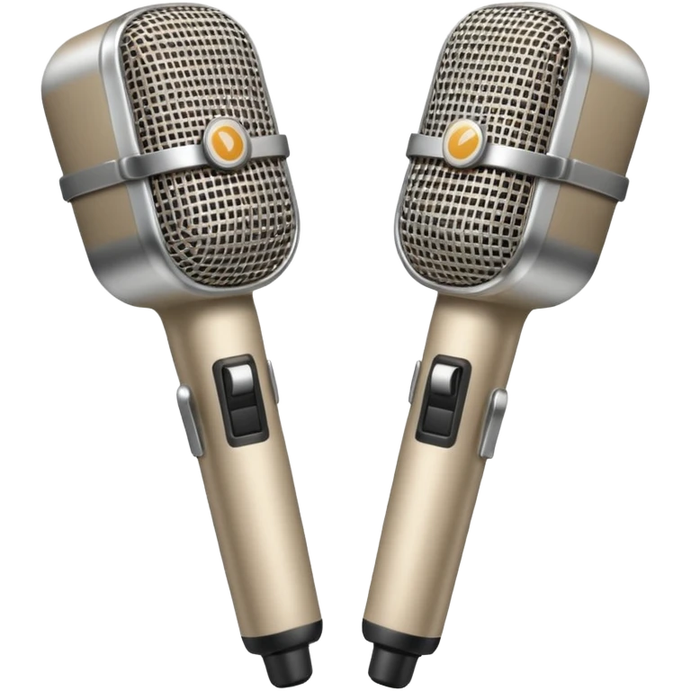 Beige small mics emoji
