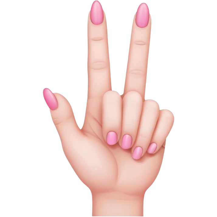 pink middle finger emoji