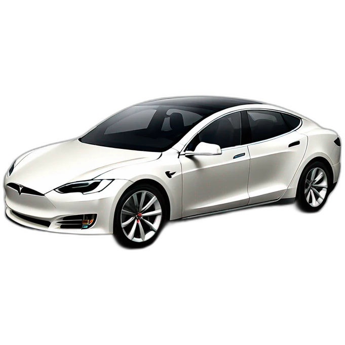 8 wheels tesla car emoji
