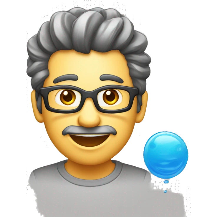 un cartucho de tinta con impresora emoji