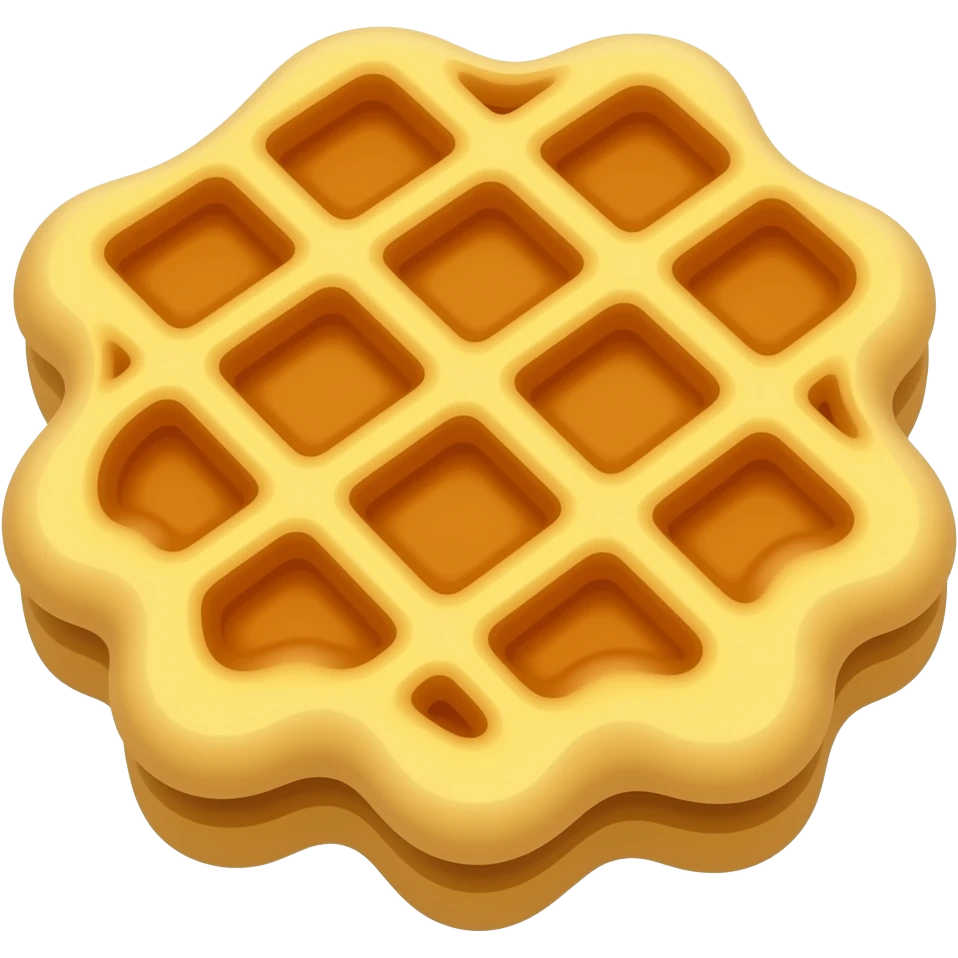 Waffle emoji
