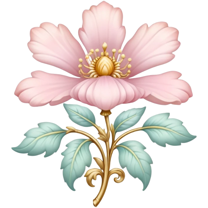rococo flower  emoji