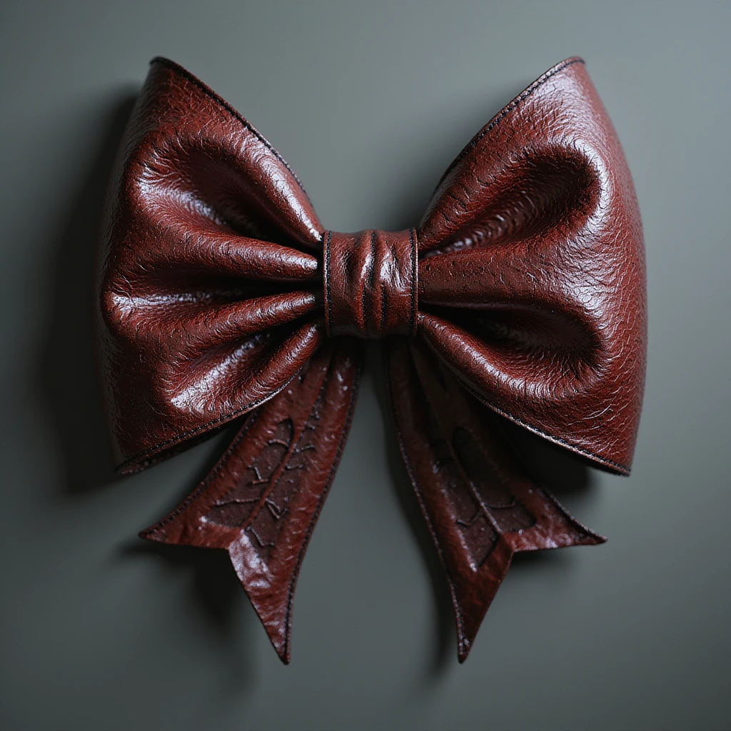 gothic bow, photorealistic style, variation 2 emoji