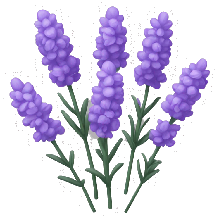 lavender flowers emoji
