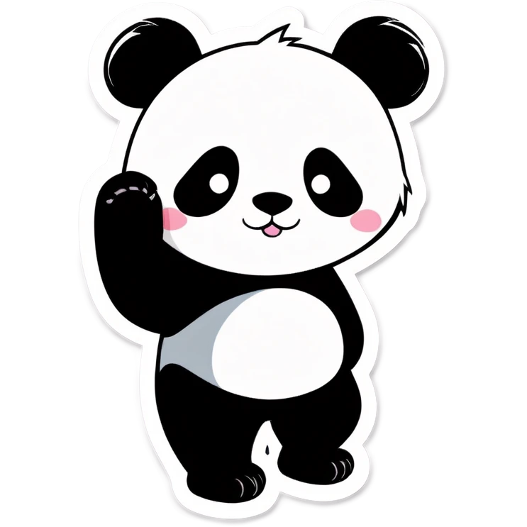 Emma as a panda emoji