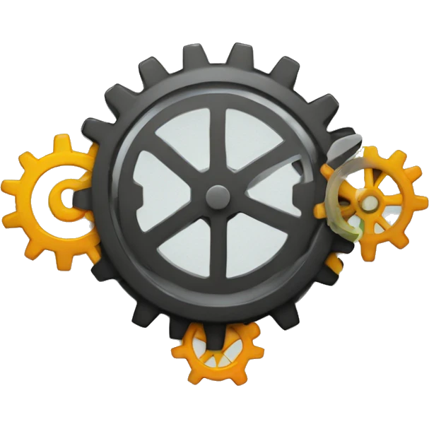 gears and watch wheels emoji