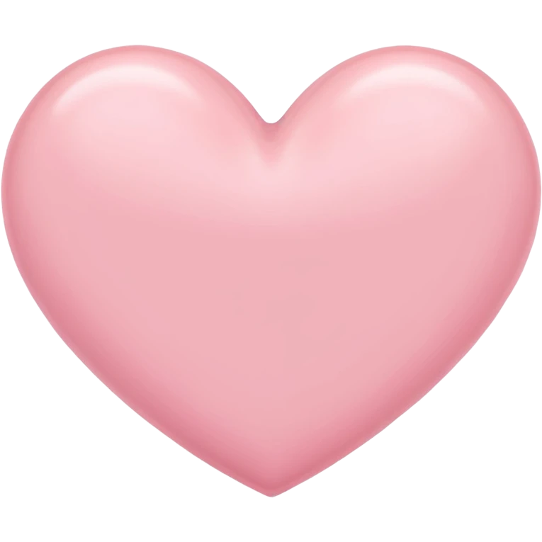 pastel pink heart emoji