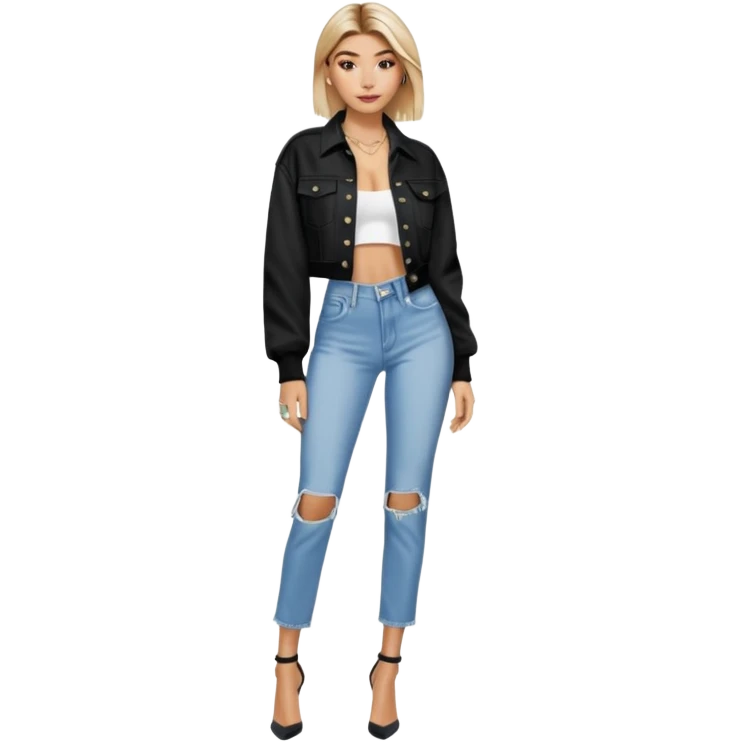 Hailey bieber en voyant tout le corps  emoji