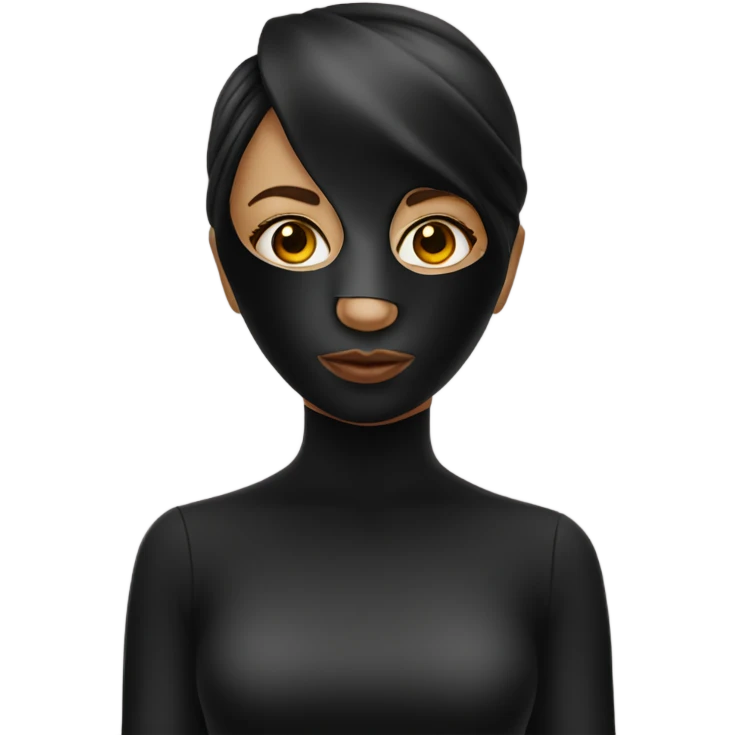 GIRL with mask on emoji