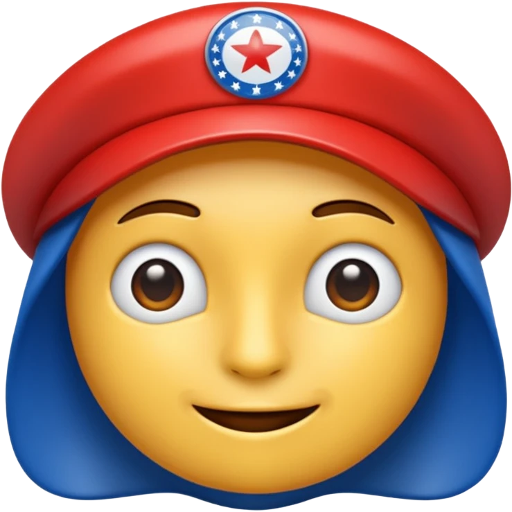 Can u make a emoji with letters CFFA and there color are USA colors make it letters make the CFFA together emoji