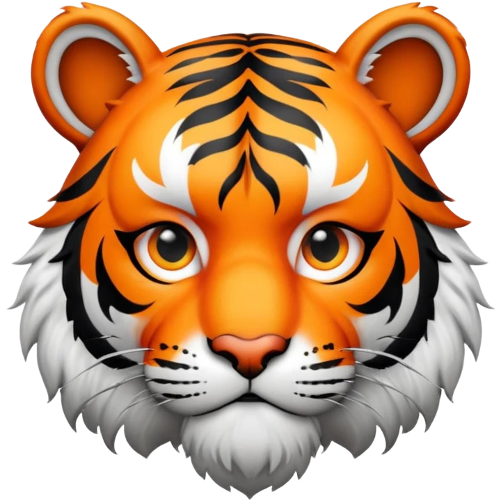 Tiger pirate with eye patch emoji