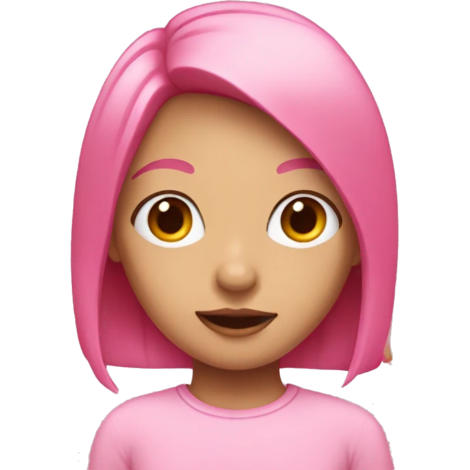 pink girl emoji