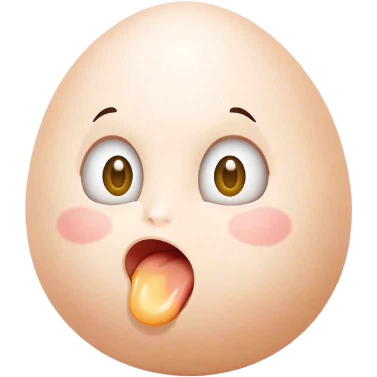 Eggs licked emoji