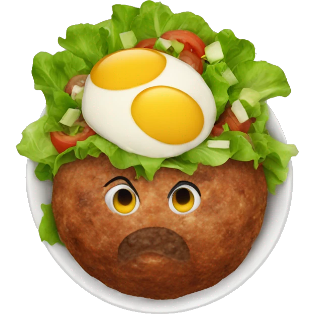 meatball salad emoji