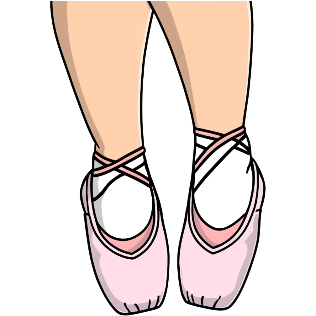 ballet slippers pink emoji