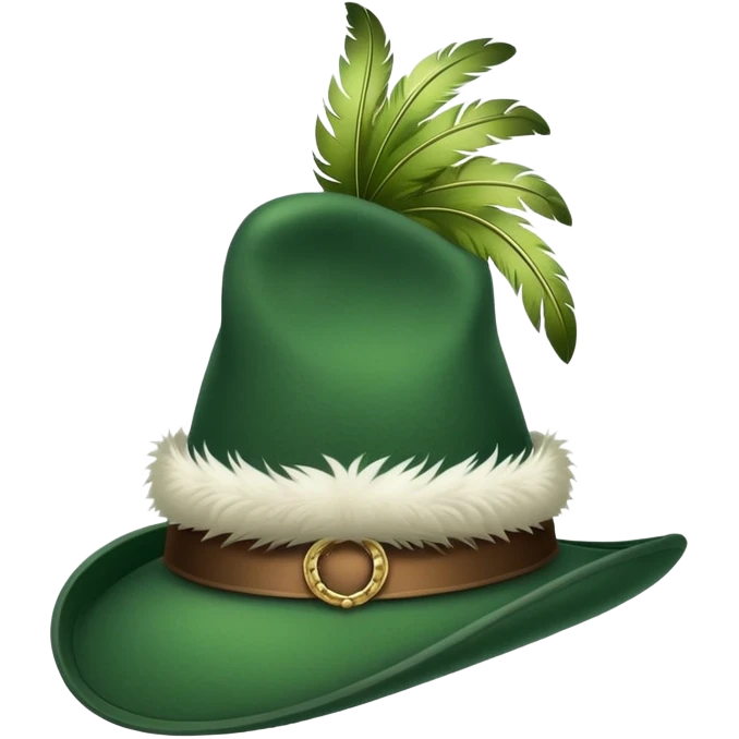 tyrolean hat emoji