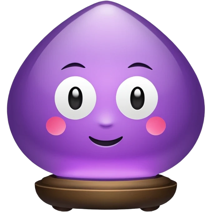  luminária japonesas roxas e ciano emoji