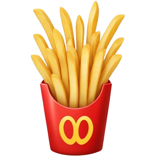 Flying fry emoji