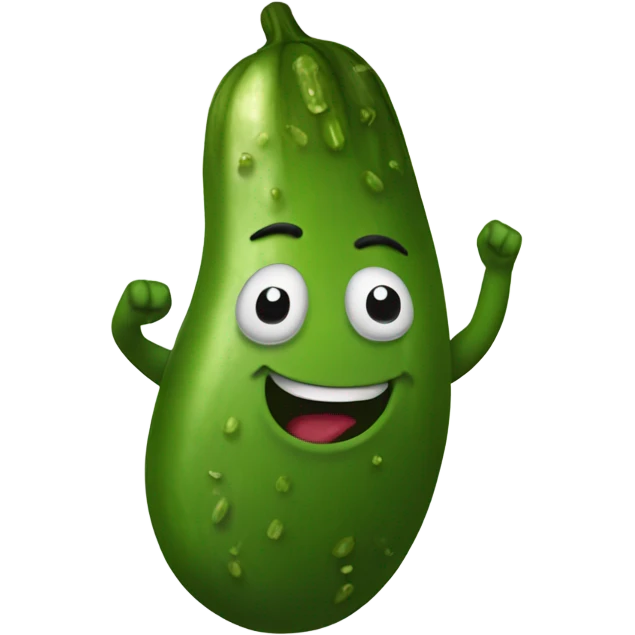 Pickle dancing emoji