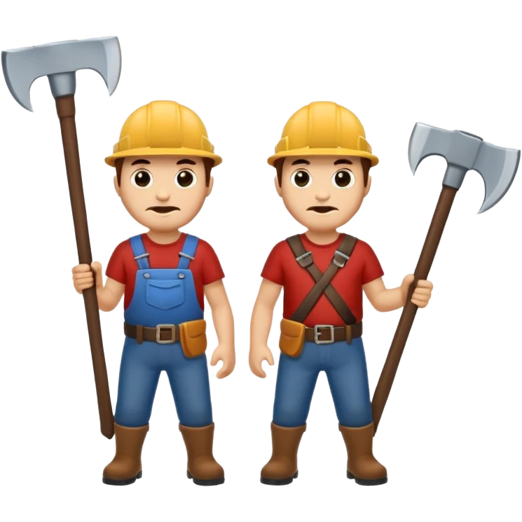 men with axes emoji