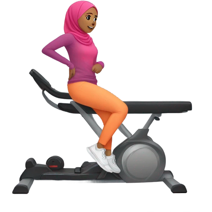 gym hijabi emoji