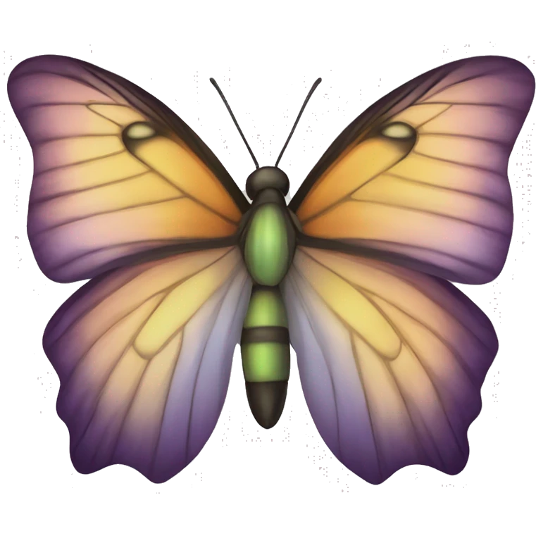 metamorfosis de la mariposa emoji