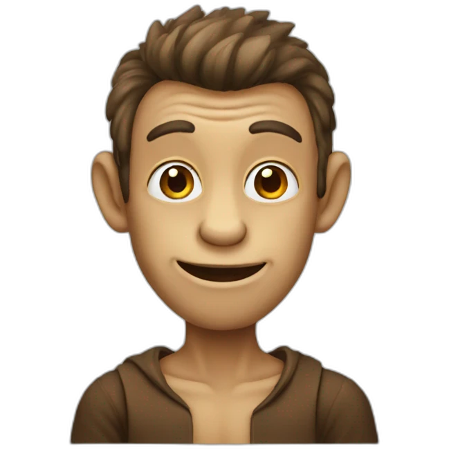 Monkey man emoji