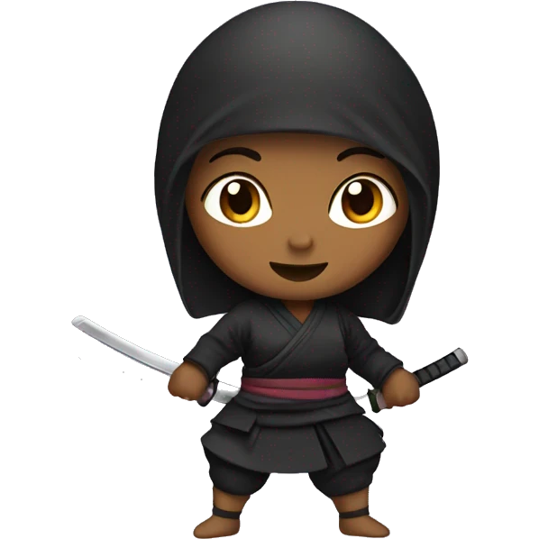 Ninja girl emoji