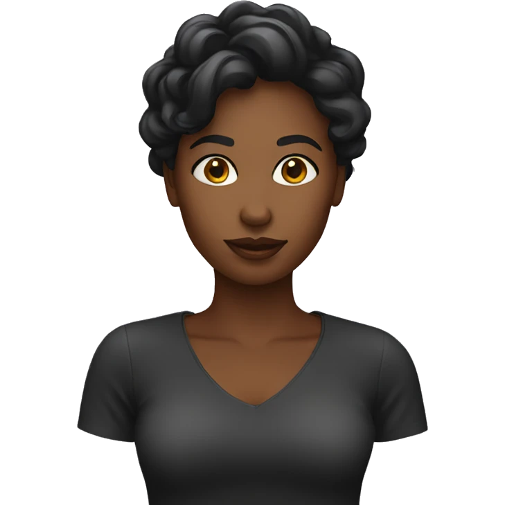 femme noire web designer emoji
