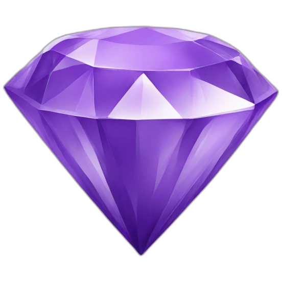 purple diamond emoji