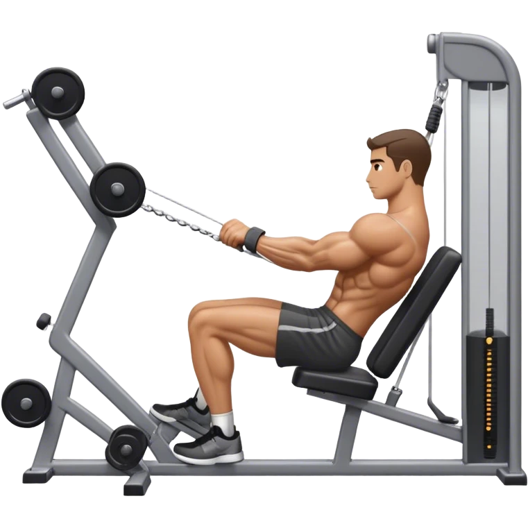 side-view man cable-machine tricep-pushdown emoji