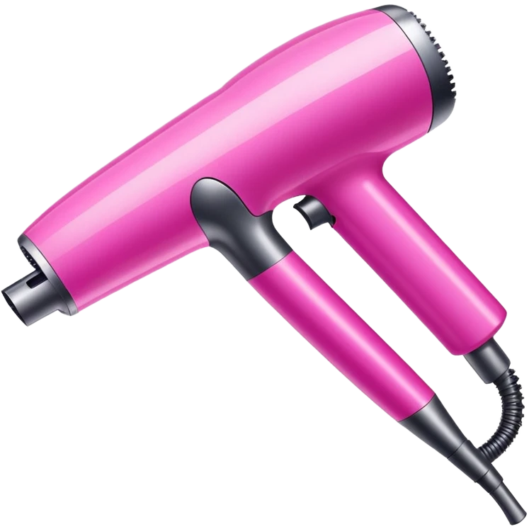 Pink Dyson hair tool  emoji