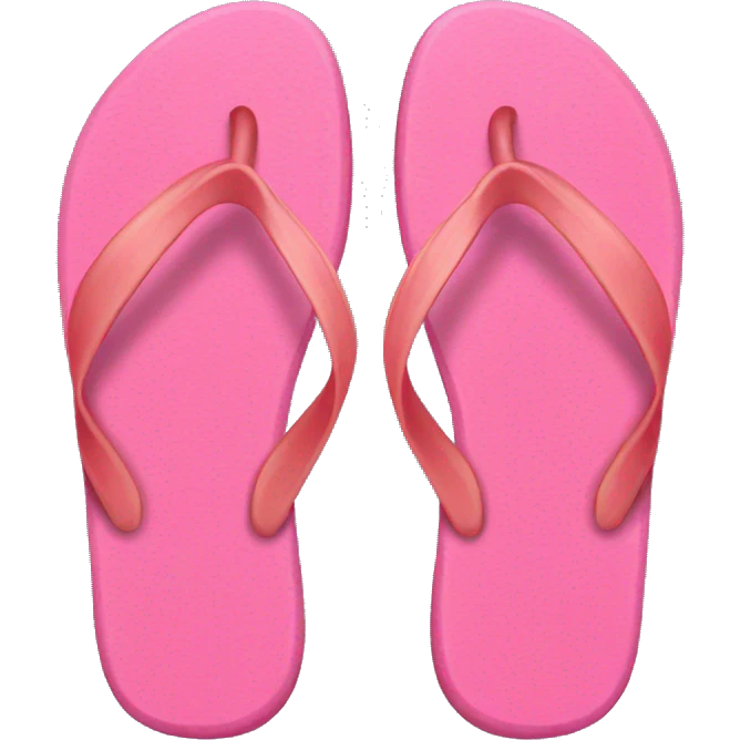 Pink flip flops emoji