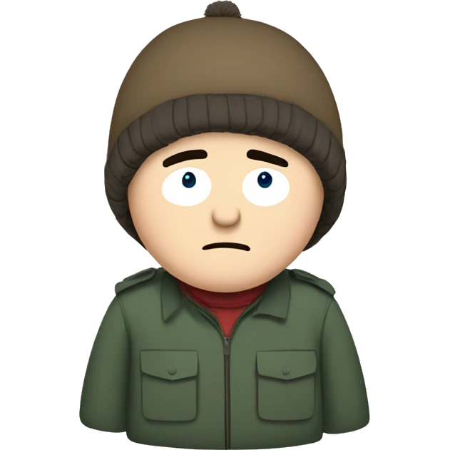 Stan marsh from hit tv show South Park  emoji