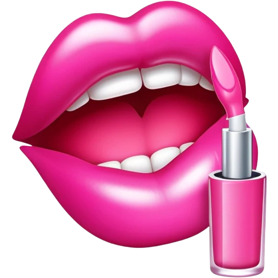 Lip gloss emoji