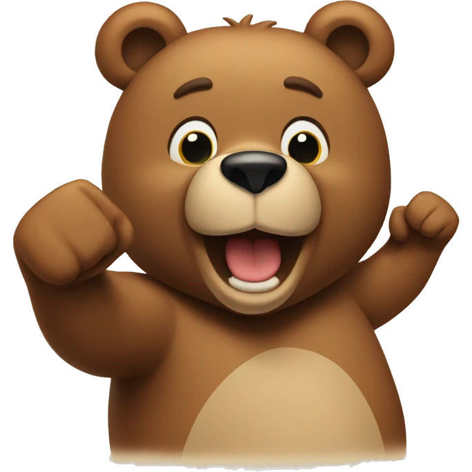 Bear giving a thumbs up  emoji