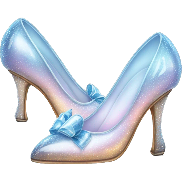 glass slippers for cinderella emoji