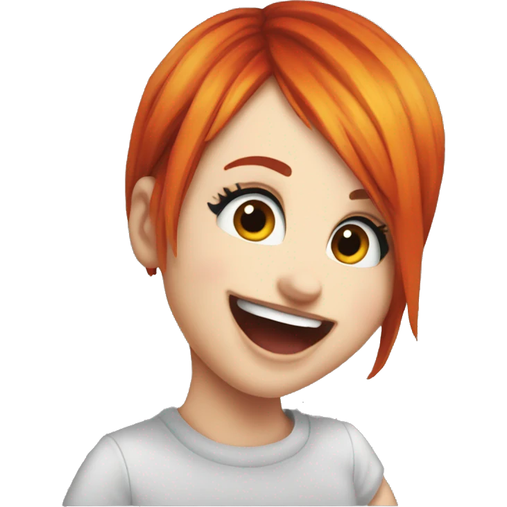 Hayley Williams happily surprised emoji
