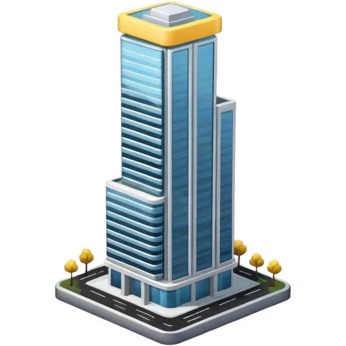 3D building only one building  emoji